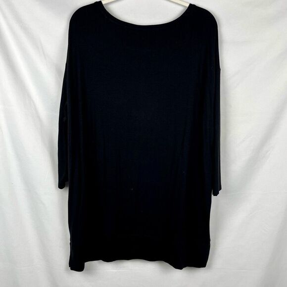 Zenergy By Chico’s Nautical Gold Chain Tunic Top 2 Large 12 - Picture 2 of 9